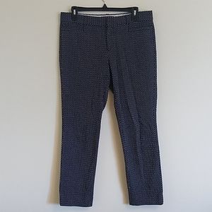 Banana Republic Blue and White Sloan Pants